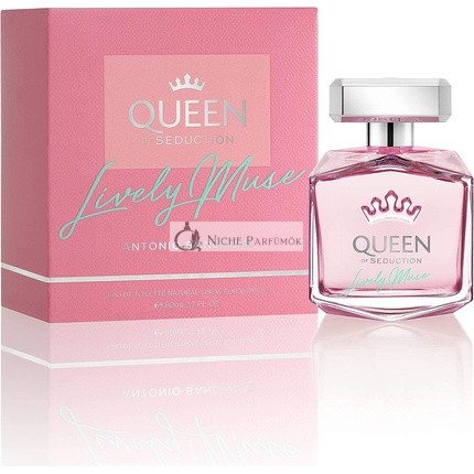 Antonio Banderas Queen of Seduction Lively Muse Eau de Toilette Spray für Frauen 80ml