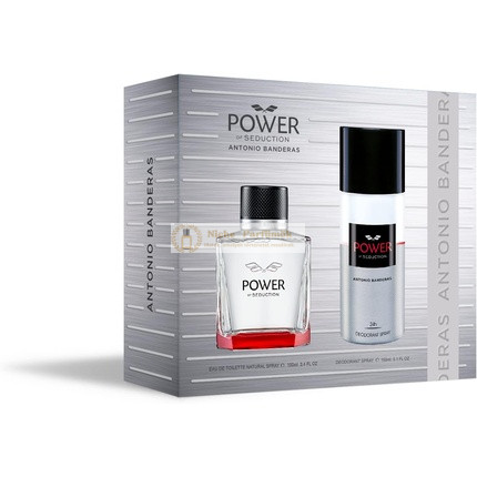 Banderas Parfums Die Kraft der Verführung Geschenkset für Männer EDT 100ml + Deodorant 150ml - Lavendel und Holznote - Für den Tag