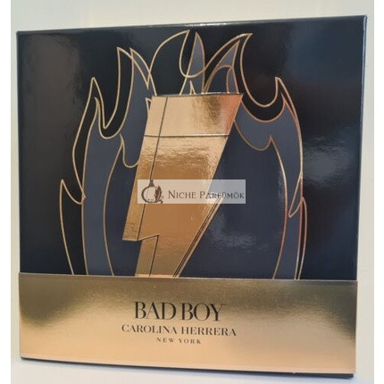 Carolina Herrera Bad Boy Geschenkset EdT Spray 50ml + Duschgel 100ml