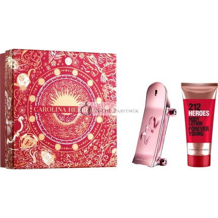 Carolina Herrera 212 Heroes Ajándékcsomag Eau De Parfum 80 ml és Testápoló Tej 100 ml
