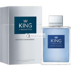   Banderas Parfums King of Seduction Eau de Toilette Spray für Männer mit Bergamotte und Apfel, 200ml