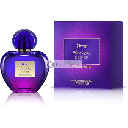 Antonio Banderas Her Secret Desire Eau de Toilette Spray für Frauen, 50ml