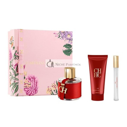 Carolina Herrera CH LOT Geschenkset Eau de Toilette Spray, Körperlotion, Eau de Toilette Spray