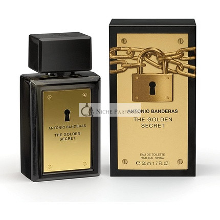 Antonio Banderas Parfüm The Golden Secret Eau de Toilette Spray für Männer, 50ml