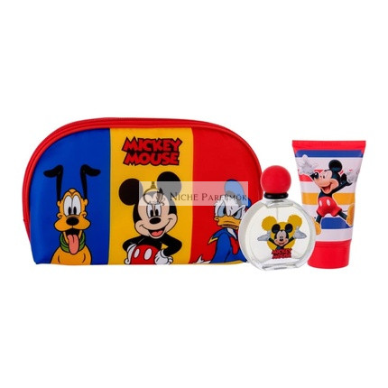 Disney Mickey Mouse Geschenkset - Kulturbeutel, Eau de Toilette & Duschgel 150ml