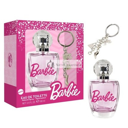Barbie Geschenkset 100ml EDT und Schlüsselanhänger