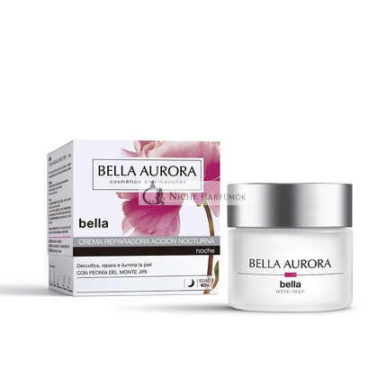 Bella Aurora Reparierende Nachtbehandlung Creme 50ml - Anti-Akne, regenerierend, minimiert Poren, verbessert die Hautstruktur