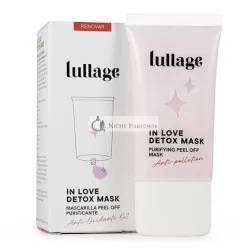   Lullage In Love Detox Maske, 40ml, Peel Off, Anti-Unreinheiten, Feuchtigkeitsspendend, Hautstärkende Gesichtsmaske