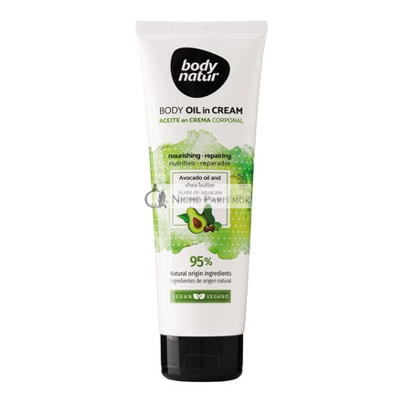 BODYNATUR Vegán Testolaj Krém Száraz Bőrre, 250ml