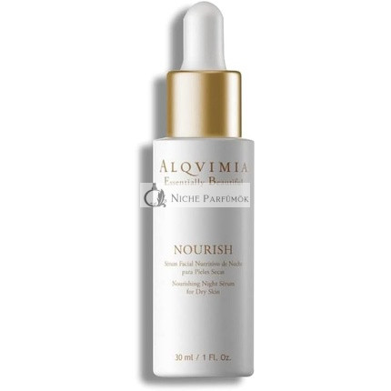 Alqvimia Essentiell Schön Nachtserum für Trockene Haut, 30ml