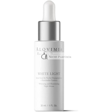 Alqvimia Essentiell Schönes Weißes Licht Aufhellendes und Erhellendes Nachtserum, 30ml