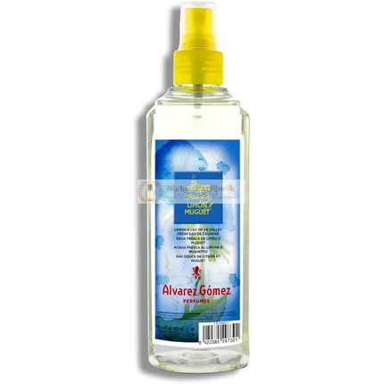 Alvarez Gomez Agua Fresca Lemon és Lily of the Valley Eau de Cologne, 300ml