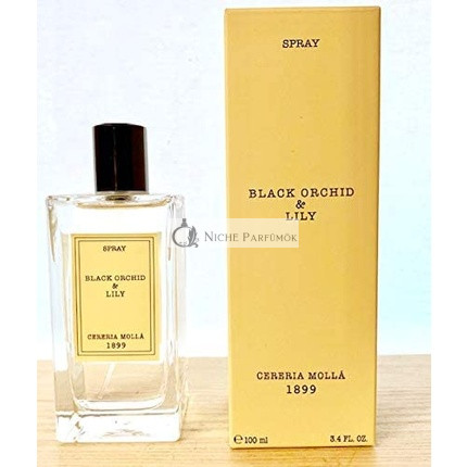 Cereria Mollá 1899 Szobai Permetező Fekete Orchidea és Liliom, 100ml