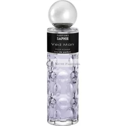   PARFUMS SAPHIR Ved Man Eau de Parfum Spray für Herren, 200ml