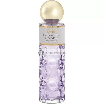 PARFUMS SAPHIR Furor Eau de Parfum für Frauen, 200ml