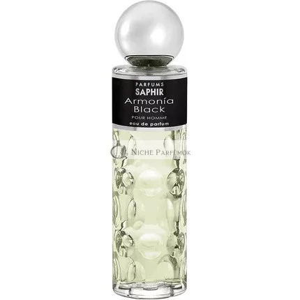 PARFUMS SAPHIR Harmony Black Eau de Parfum für Männer 200ml