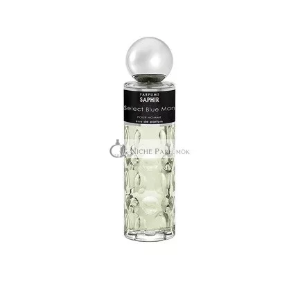 PARFUMS SAPHIR Select Blue Man Eau de Parfum für Männer, 200 ml