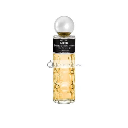 PARFUMS SAPHIR Seduction Man Eau de Parfum für Männer, 200ml