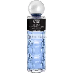   PARFUMS SAPHIR Perfect Man Eau de Parfum Spray für Männer, 200 ml