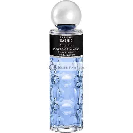 PARFUMS SAPHIR Perfect Man Eau de Parfum Spray für Männer, 200 ml