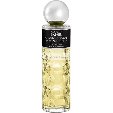 PARFUMS SAPHIR California Eau de Parfum für Männer, 200ml