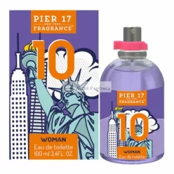   Pier 17 New York Damenparfüm EDT, 100ml, Packung mit 10 Stück