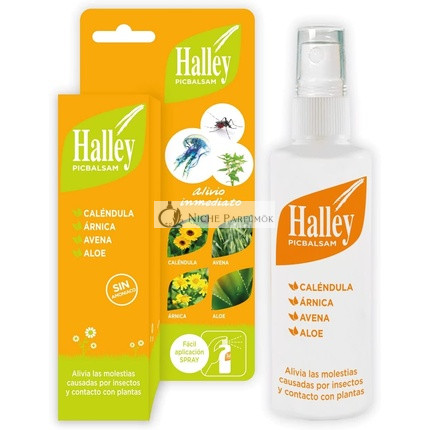 Halley Picbalsam Viszketéscsillapító Lotion Körömvirággal, Árnikával, Aloe-val és Zab Spray 40ml
