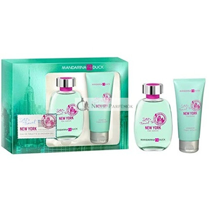 Mandarina Duck New York nőknek EDT 100ml és tusfürdő 100ml ajándékcsomag