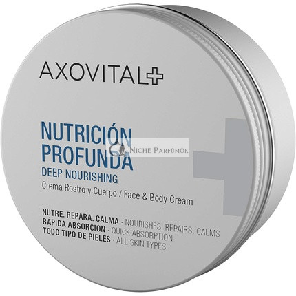 Axovital 2 in 1 Feuchtigkeitscreme für Gesicht und Körper, 250ml