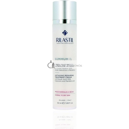 Rilastil Summum RX Anti-Aging Reparaturcreme für Normale und Trockene Haut, 50ml