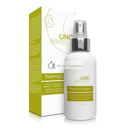 ONC DERMOLOGY Hőkezelő Lotion Termálvíz Arclotion Intenzív Természetes Összetevőkkel Kemoterápiás/Onkológiai Kozmetikumokhoz