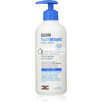 Isdin Nutratopic Pro Amp Emollient Lotion Atópiás Bőrre 400ml