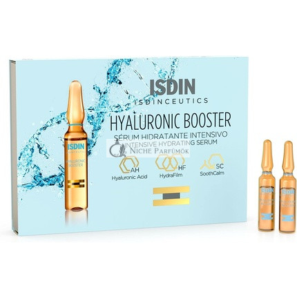 ISDIN Isdinceutics Hyaluronsäure Booster Intensive Hydratation und Beruhigungsserum 10 Ampullen