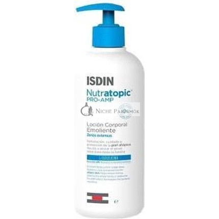 Isdin Nutratopic Pro-Amp Emollient Testápoló Nagy Területekre, 400ml