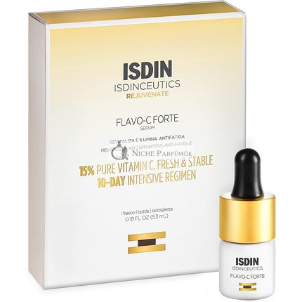 ISDIN Isdinceutics Flavo-C Forte Intensiv Gesichtsserum mit 15% Vitamin C, 5.30ml