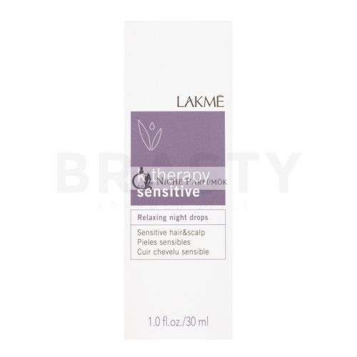 Lakmé K.Therapy Sensitive Night Drops intenzív éjszakai szérum érzékeny fejbőrre 30 ml