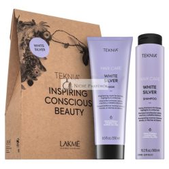   Lakmé Teknia White Silver Pack sampon + maszk platinaszőke és ősz hajra 300 ml + 250 ml