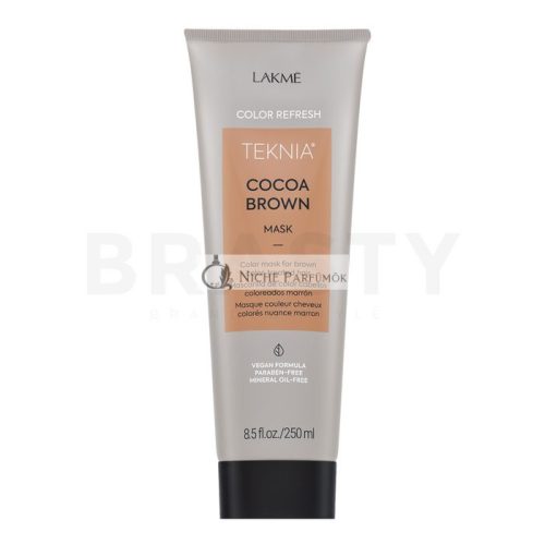 Lakmé Teknia Color Refresh Cocoa Brown Mask ernährende Maske mit Farbpigmenten für braunes Haar 250 ml