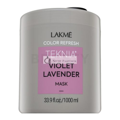 Lakmé Teknia Color Refresh Violet Lavender Mask ernährende Maske mit Farbpigmenten fürs Haar mit violetten Farbtönen 1000 ml
