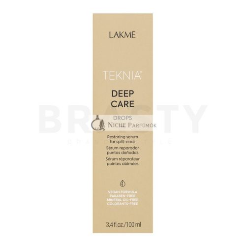 Lakmé Teknia Deep Care Drops öblítés nélküli ápolás nagyon sérült hajra 100 ml