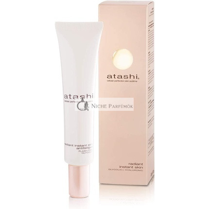 Atashi Firmness & Brightness Ragyogó Azonnali Bőr Anti-Fáradtság Villanás Hámlasztó Hatású Gél, 40ml