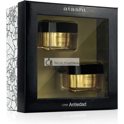Atashi Zelluläre Kosmetik Renovator Creme AHA Fruchtsäuren 50ml, Geschenkcreme SPF15 50ml