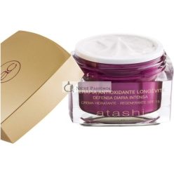   Atashi Antioxidáns Regeneráló Hidratáló Nappali Krém SPF 15, Hialuronsav, C, E Vitaminnal és CoQ10