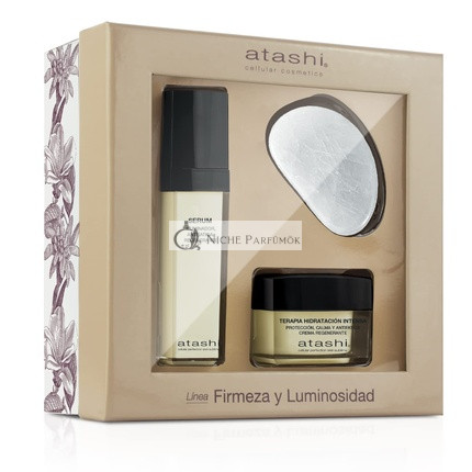 Atashi Good Face Ritual Schönheitspaket Aufhellendes Serum Intensive Feuchtigkeitstherapie Takimochiii Stein, 50 ml