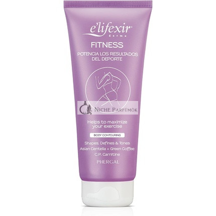 Elifexir Fitness Zsírégető, Formáló és Anti-Cellulit Krém Zöld Kávéval és C.P Carnitine 200ml