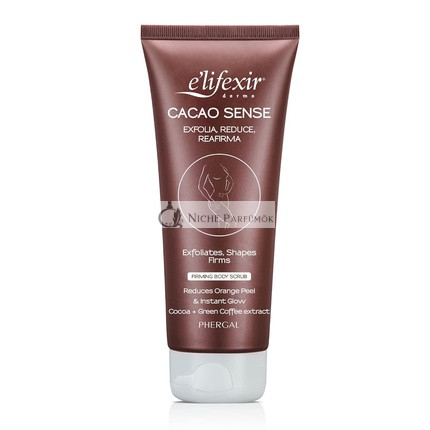 E'LIFEXIR Cacao Sense Körperpeeling, Straffend und Tonisierend, 200ml