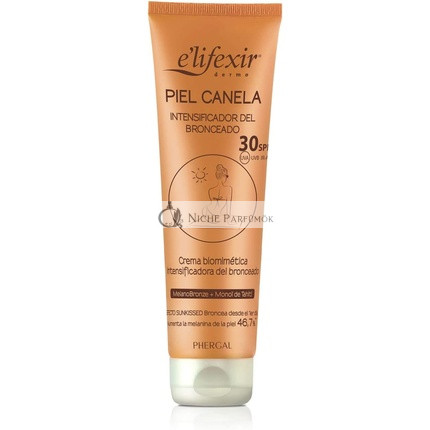 Elifexir Piel Canela Sonnencreme und Selbstbräuner für das Gesicht mit SPF30 150ml