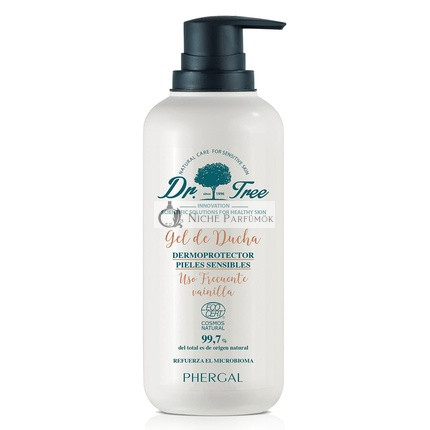 Dr. Tree Dermo-Schutz-Duschgel für empfindliche oder atopische Haut, 500ml Vanille