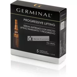   Germinal Sofortwirkung Fortschrittliches Lifting-Gesichtsserum mit Peptiden, Maisprotein und Vitamin C, 5 Blister mit 3ml