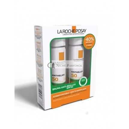 La Roche Posay Anthelios Láthatatlan Arcpermet Anti Shine SPF50, 75ml - 2 db